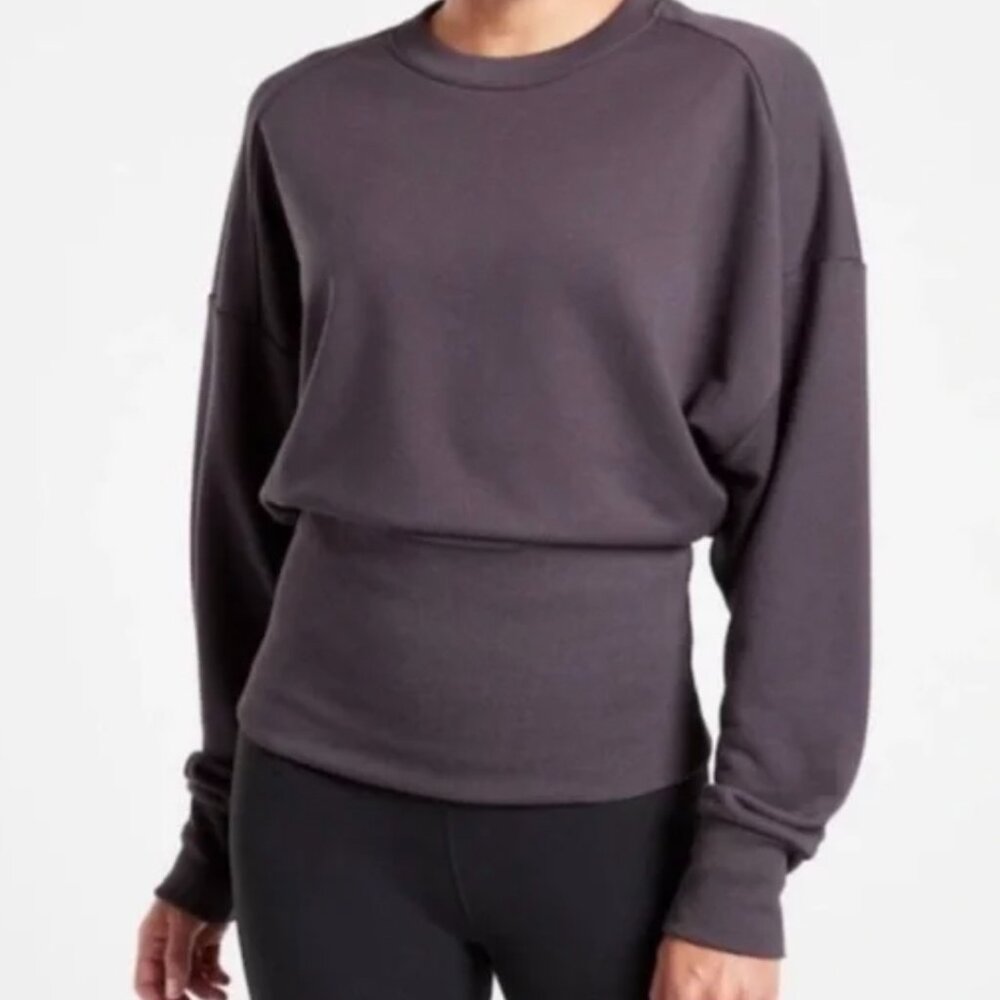 Athleta Potrero Crewneck Sweatshirt SZ L